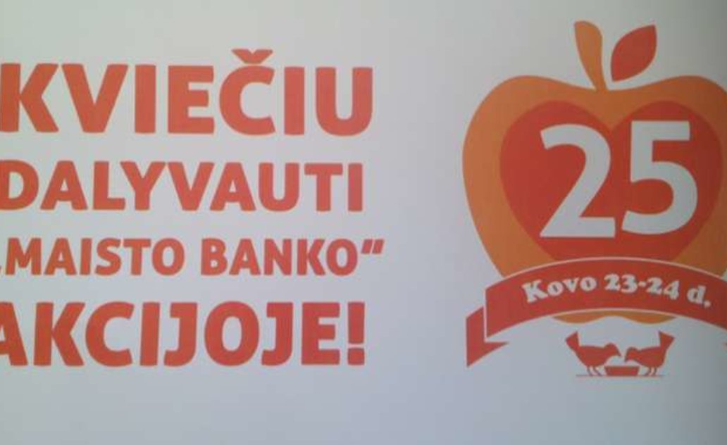 Vėl kvies aukoti „Maisto bankas“