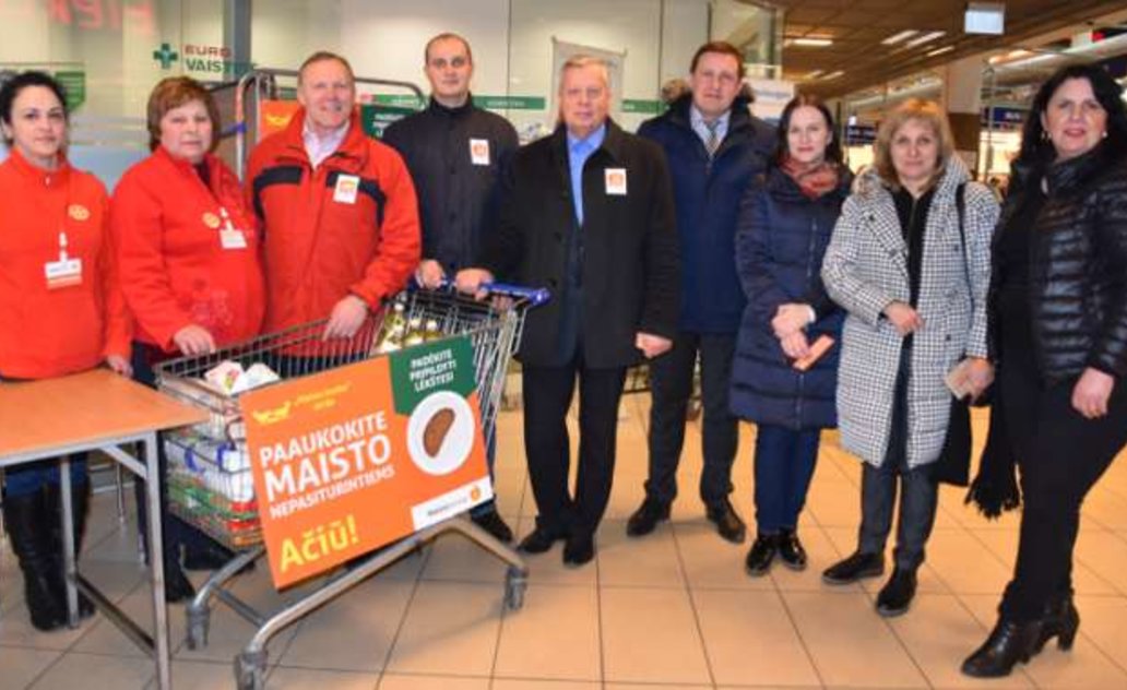 Marijampolėje prasidėjo jubiliejinė „Maisto banko" akcija