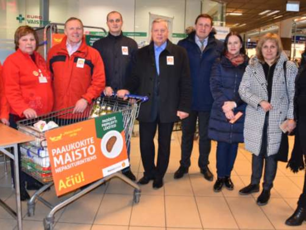 Marijampolėje prasidėjo jubiliejinė „Maisto banko" akcija