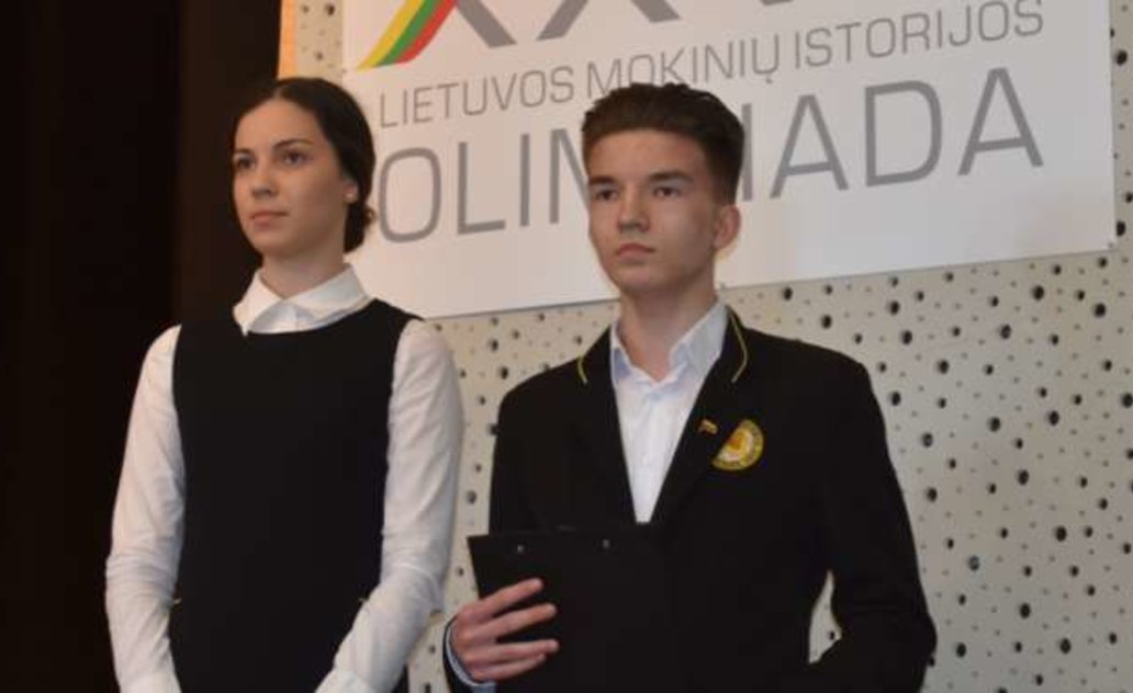 XXVIII Lietuvos mokinių istorijos olimpiada sulaukė garbingų svečių  