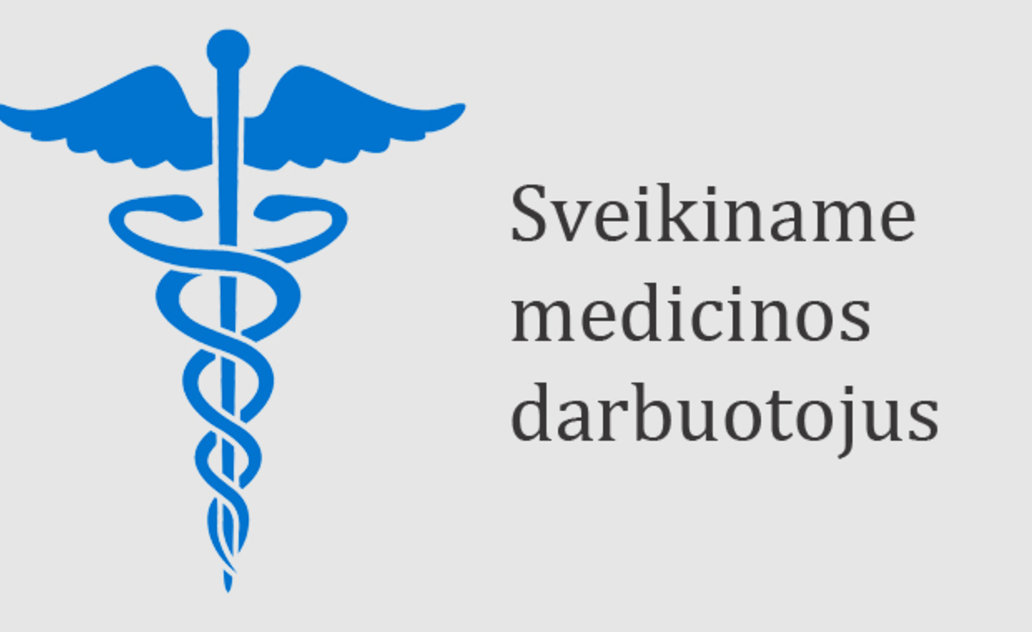 Sveikinimas medikams!