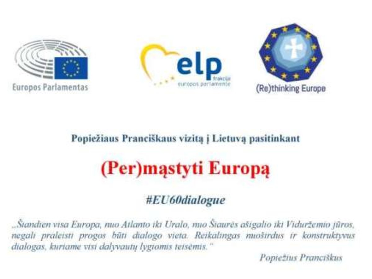 Jau šiandien kviečiame į diskusiją „(Per)mąstyti Europą“