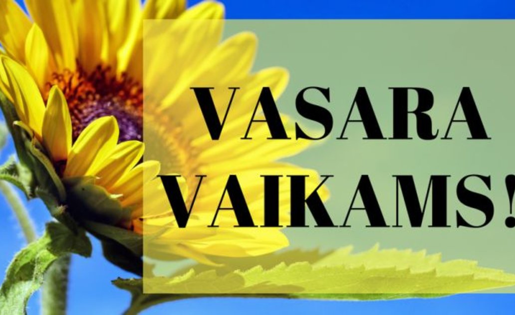 Vasara vaikams! Nemokamos veiklos ir galimybė tobulėti