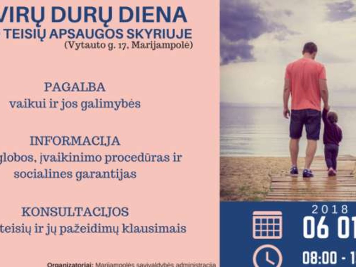 Vaiko teisių apsaugos skyriuje – atvirų durų diena!