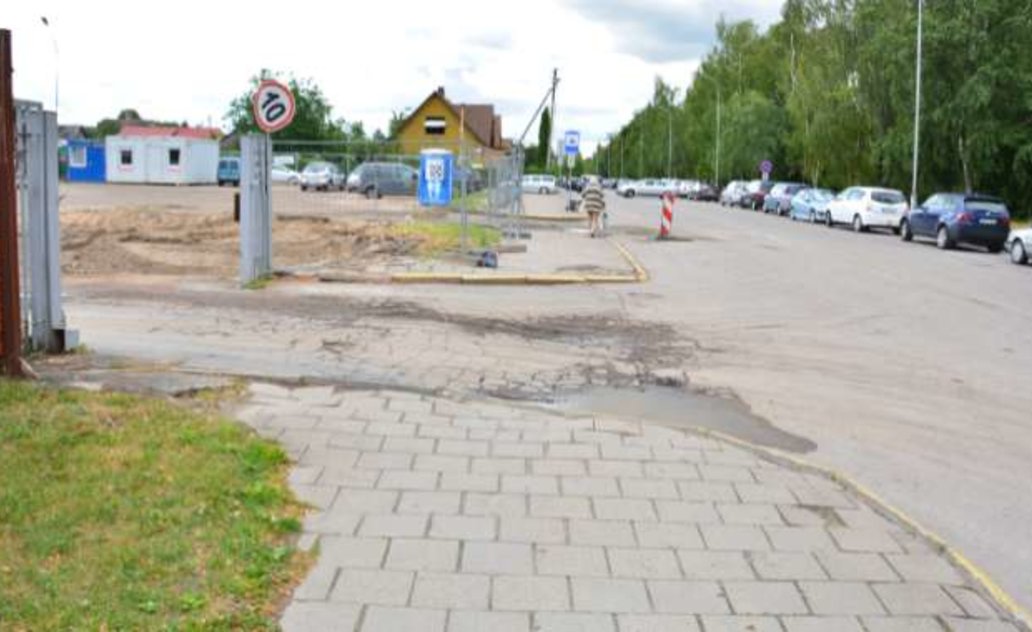 Marijampolėje Palangos gatvėje naujas prekybos centras ir gatvės rekonstrukcija