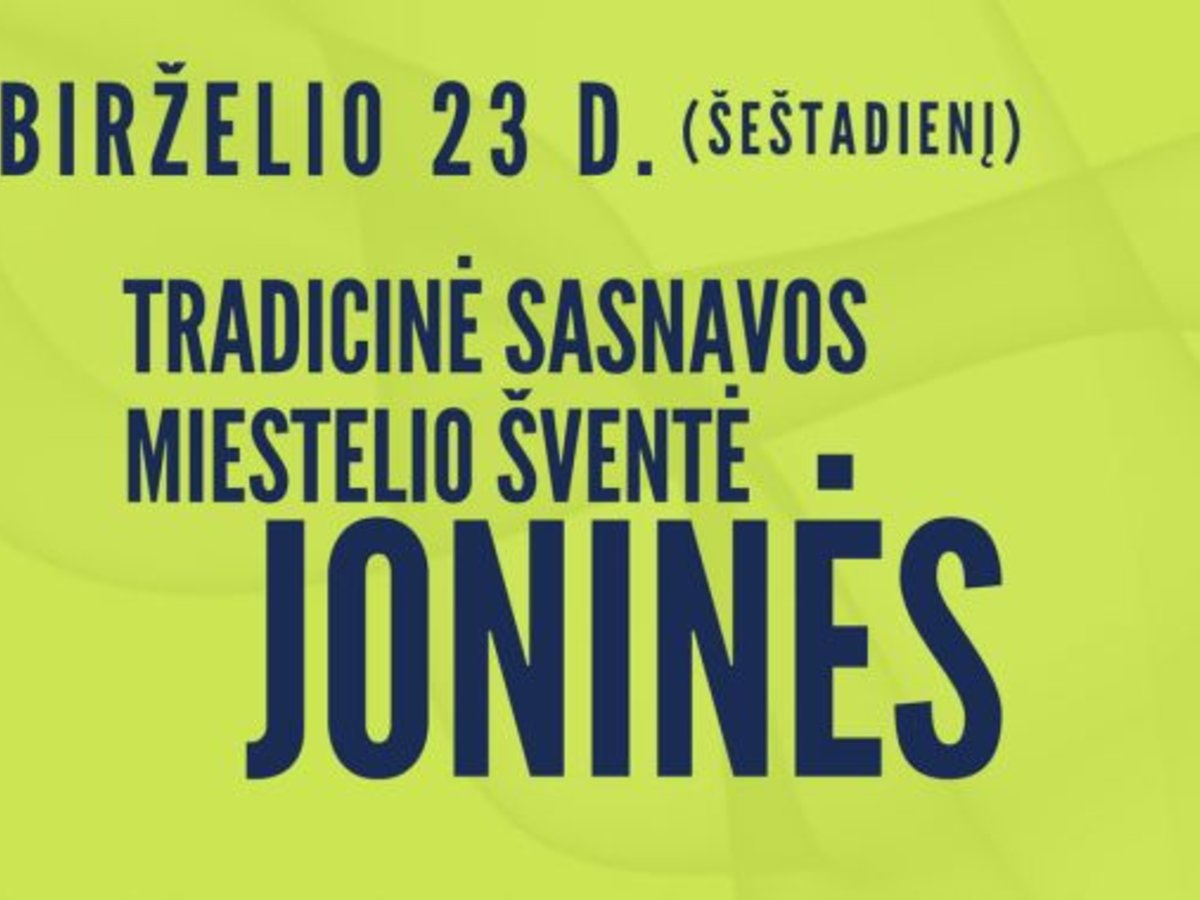 Joninės Sasnavoje, birželio 23 d. 