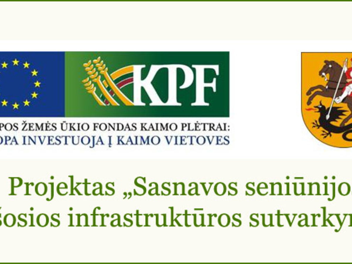 Marijampolės savivaldybė pradeda Sasnavos seniūnijos aplinkos gerinimo projektą