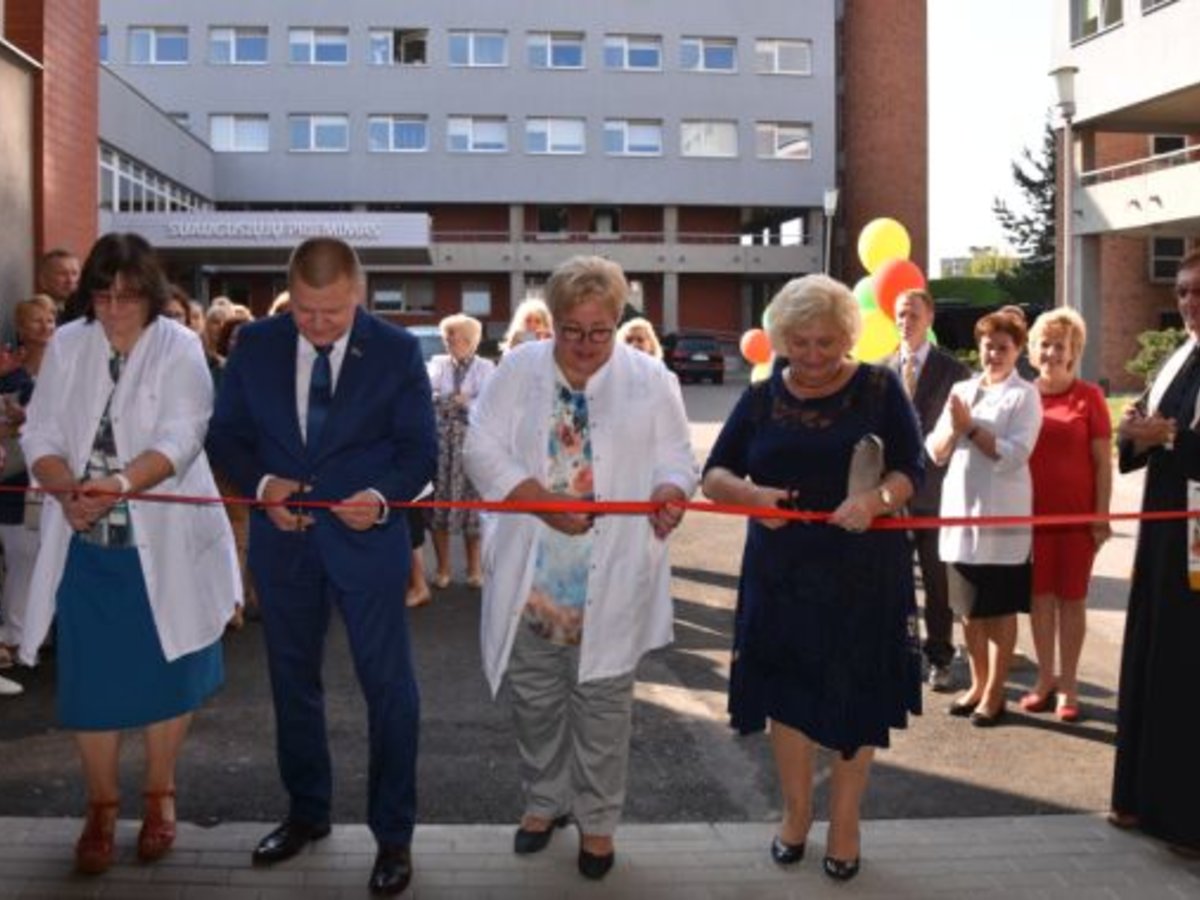 Duris atveria atnaujintas Vaikų priėmimo ir skubios pagalbos skyrius