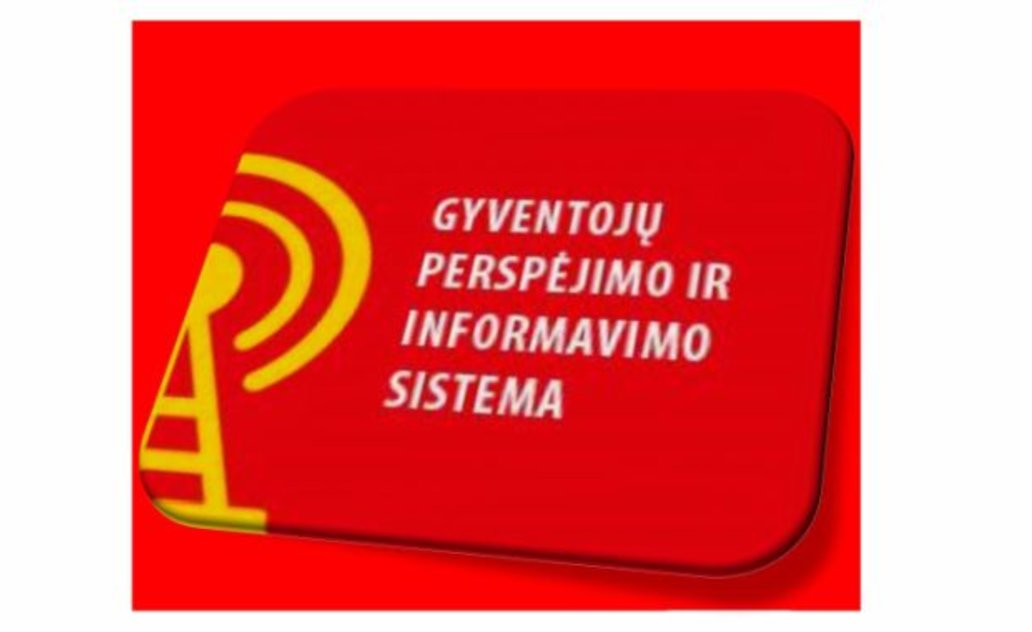 Naudokimės perspėjimo ir informavimo sistemos mobiliajame telefone paslauga