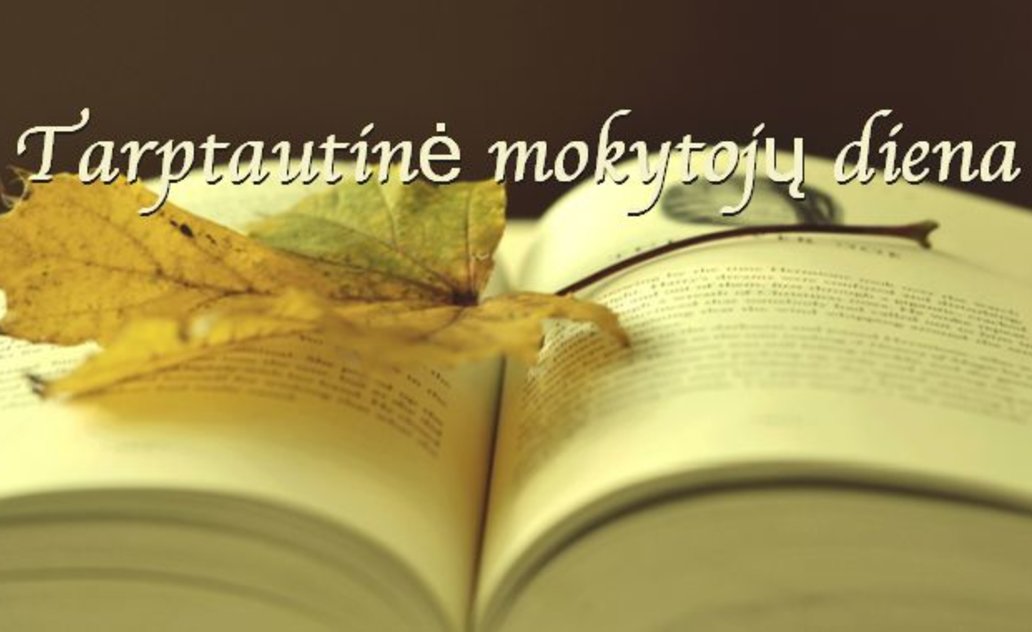 Sveikinimas Tarptautinės mokytojų dienos proga