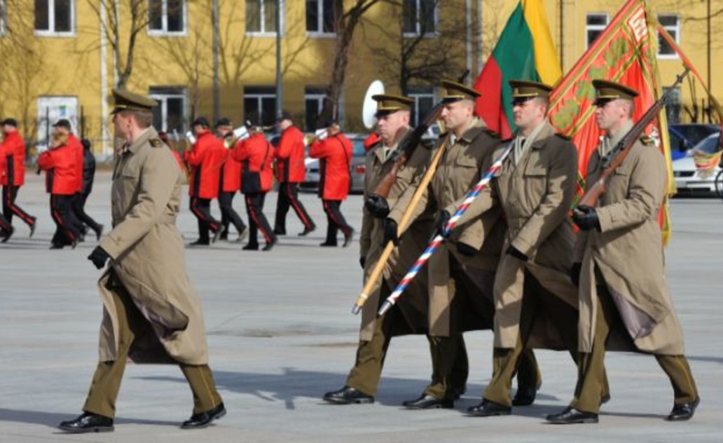 Sveikinimas Lietuvos kariuomenės  100-mečio proga