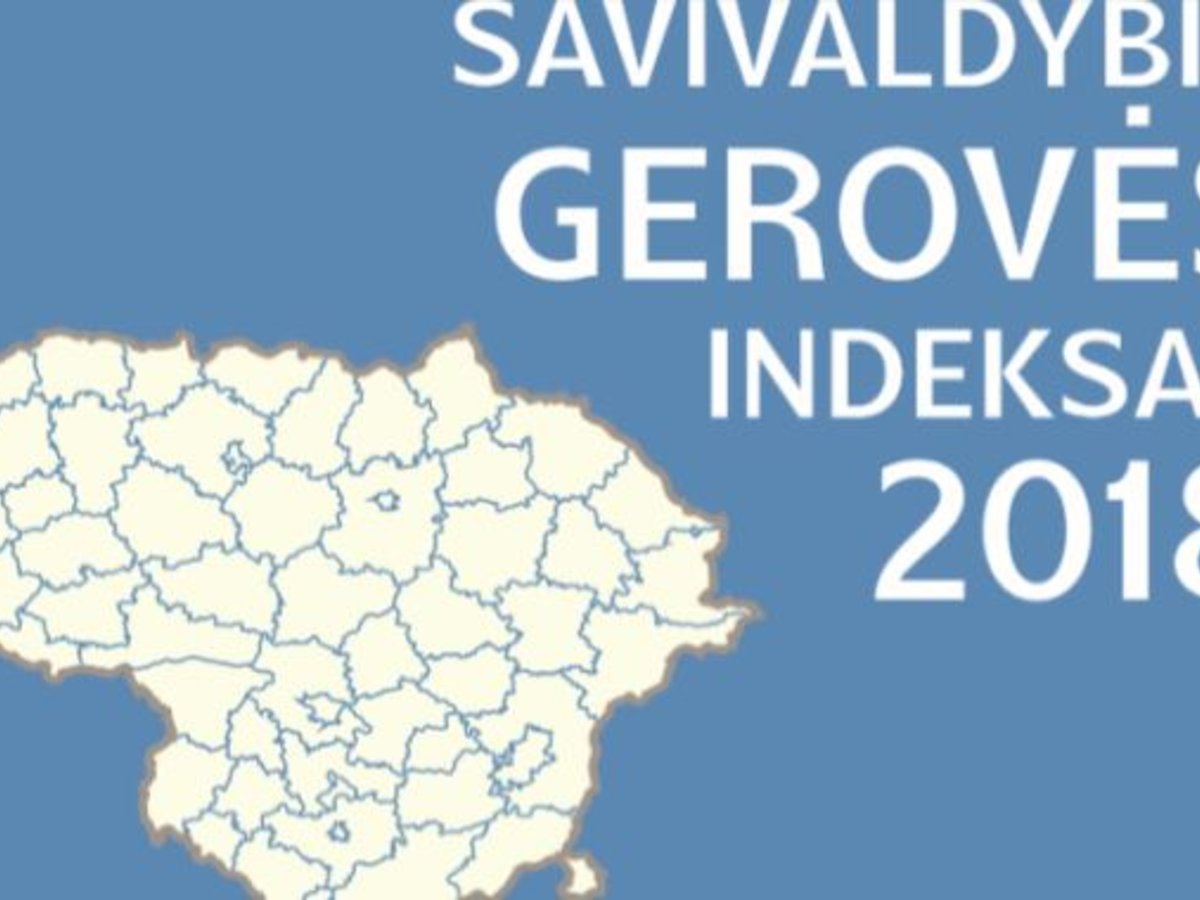 Savivaldybių gerovės indeksas – Marijampolės aukštesnis nei vidurkis