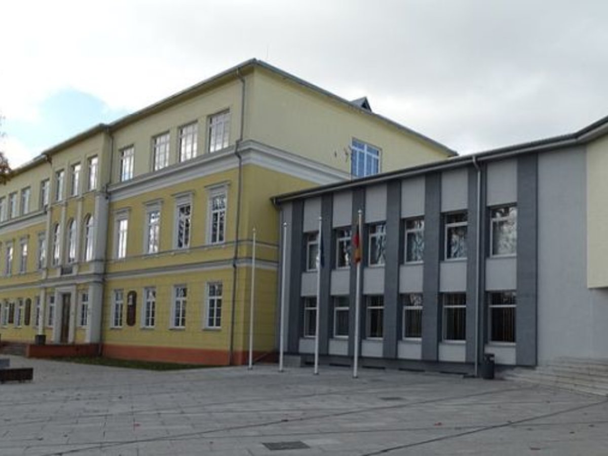 Vicemeras aplankė streikuojančią Rygiškių Jono gimnaziją
