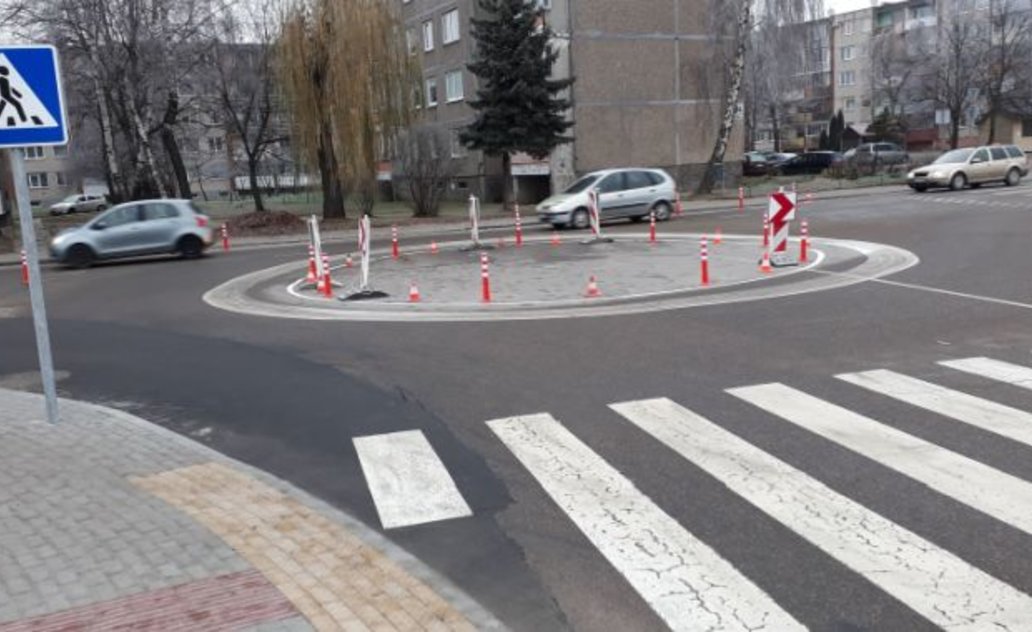 Žiedinės sankryžos prigyja ir Marijampolėje!