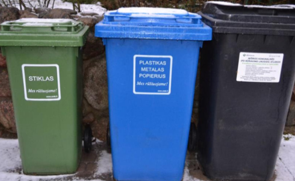 Informacija apie pasikeitusius mišrių komunalinių, pakuočių ir stiklo atliekų iš individualių...