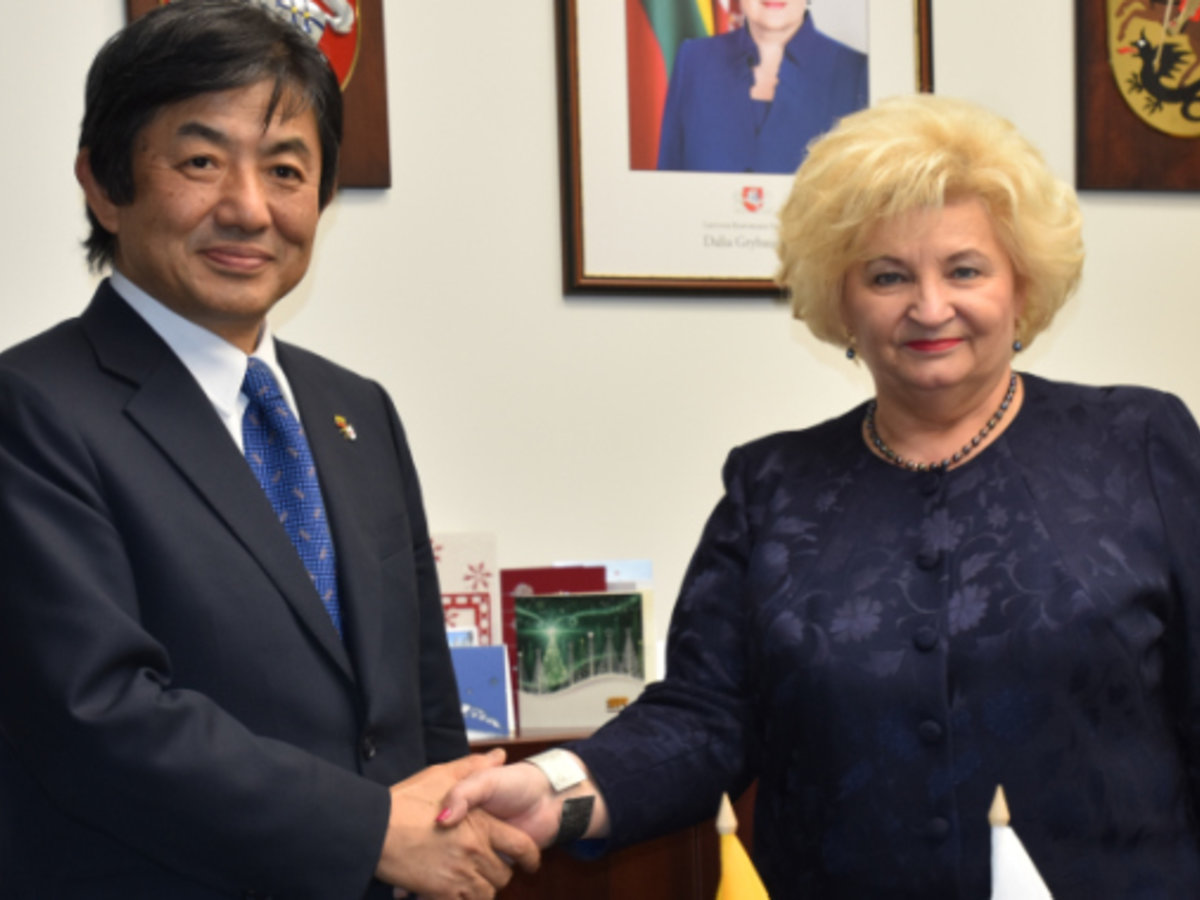 Marijampolėje lankėsi Japonijos ambasadorius 