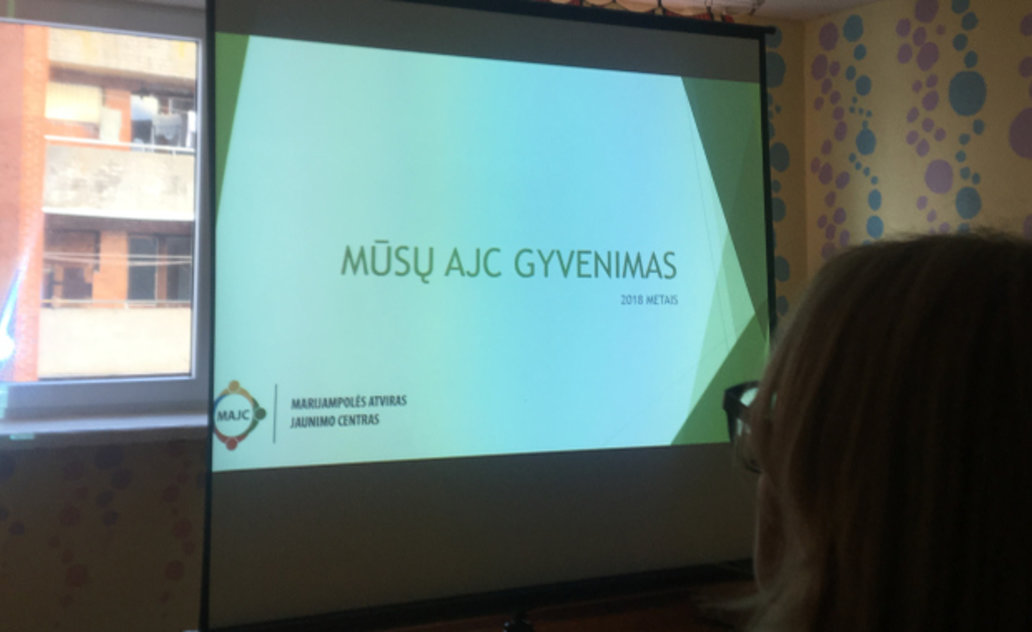 Atviro jaunimo centre pristatyta praeitų metų veikla