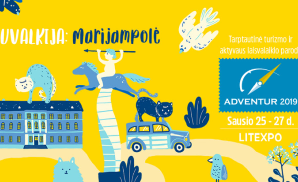 Marijampolė  pristatoma turizmo parodoje „Adventur 2019”