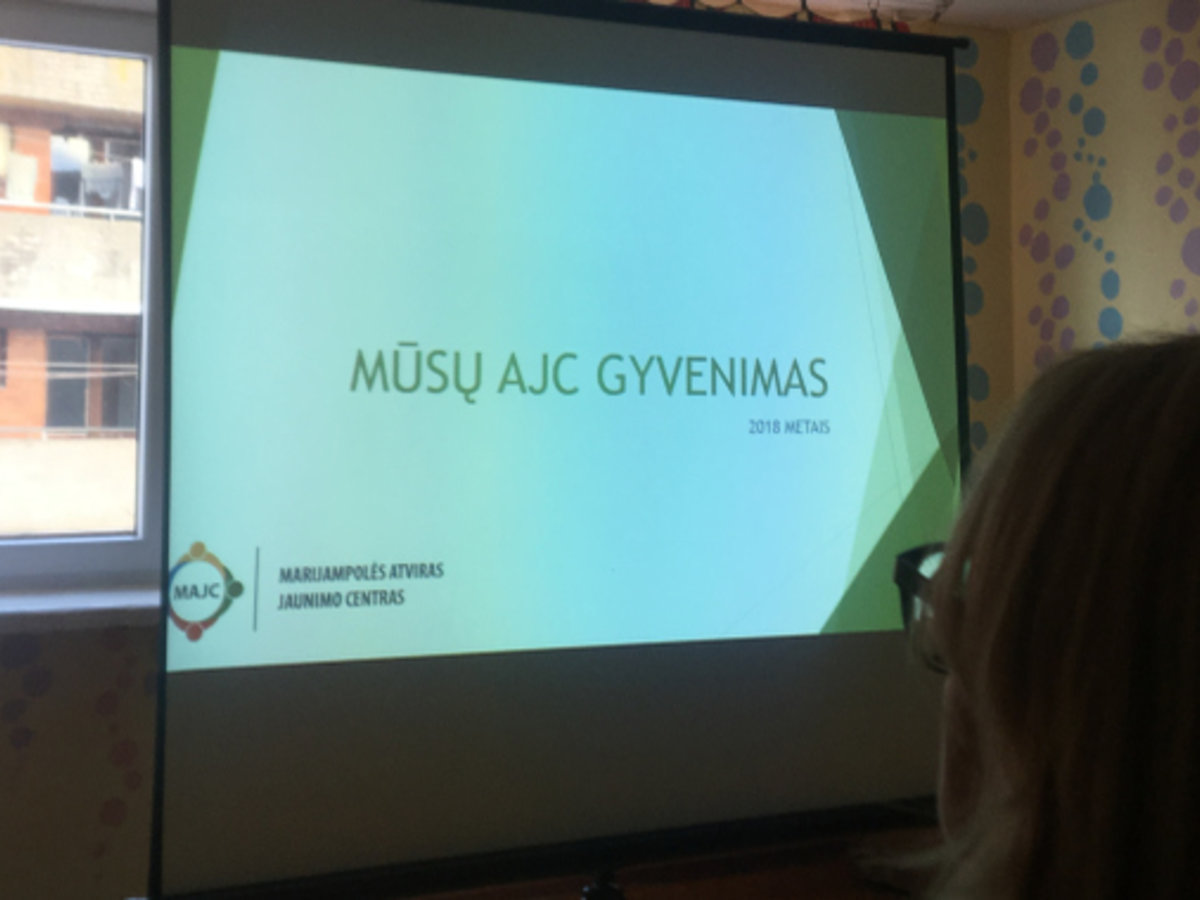 Atviro jaunimo centre pristatyta praeitų metų veikla