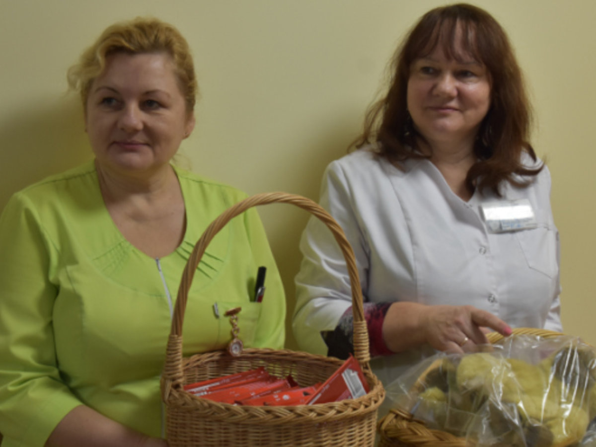 Marijampolės ligoninėje sveikstantiems ligoniukams - vokiečių samariečių dovanėlės