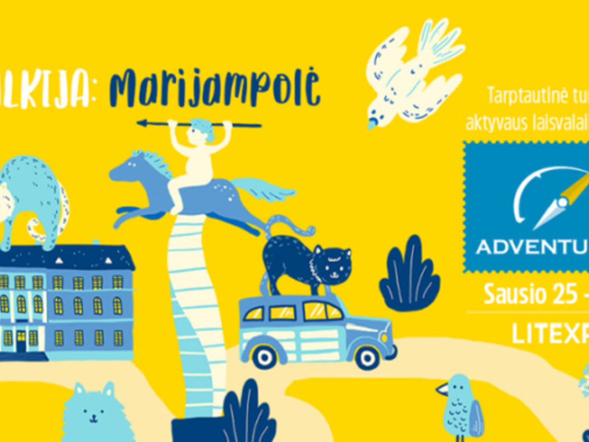 Marijampolė  pristatoma turizmo parodoje „Adventur 2019”