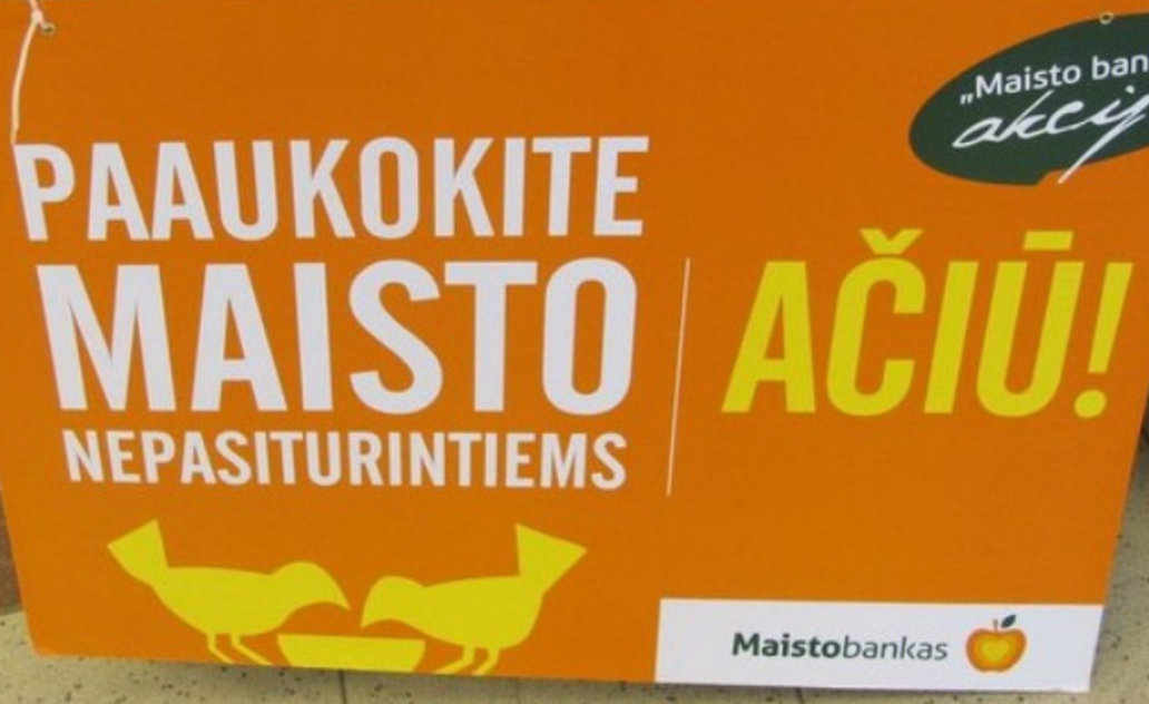 Pasidalinkime gerumu „Maisto banko“ akcijoje