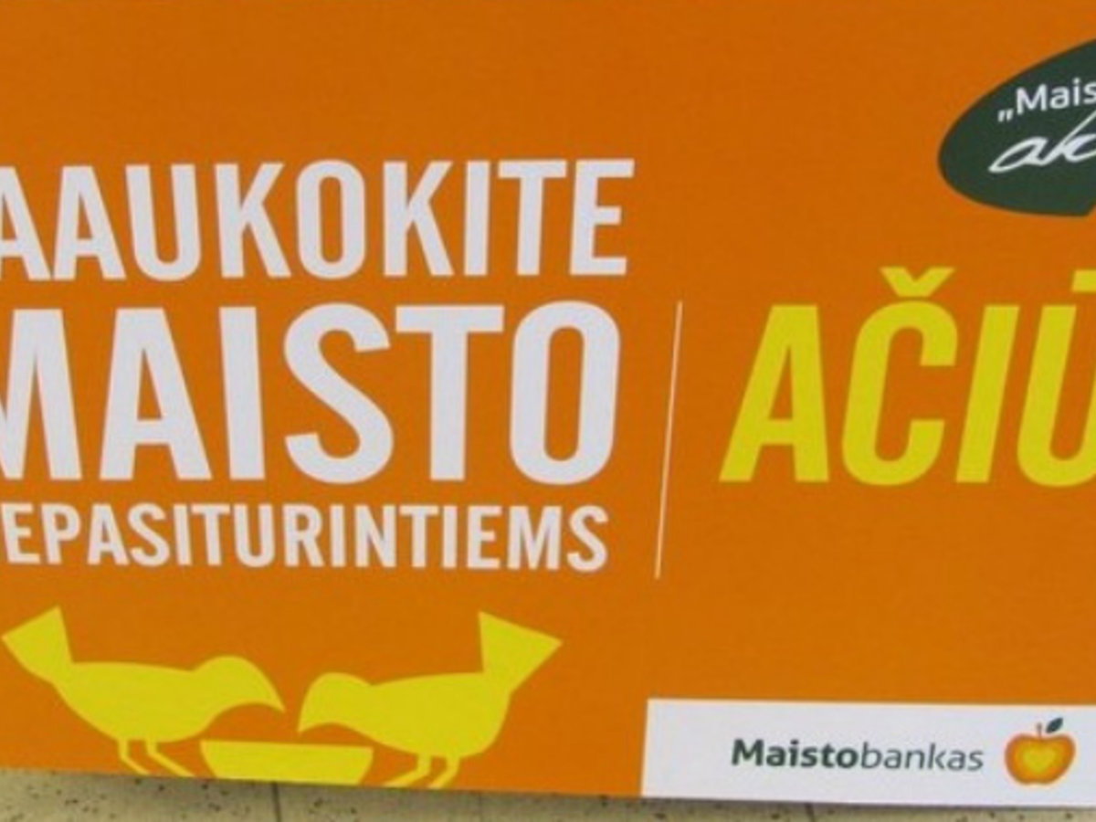 Pasidalinkime gerumu „Maisto banko“ akcijoje