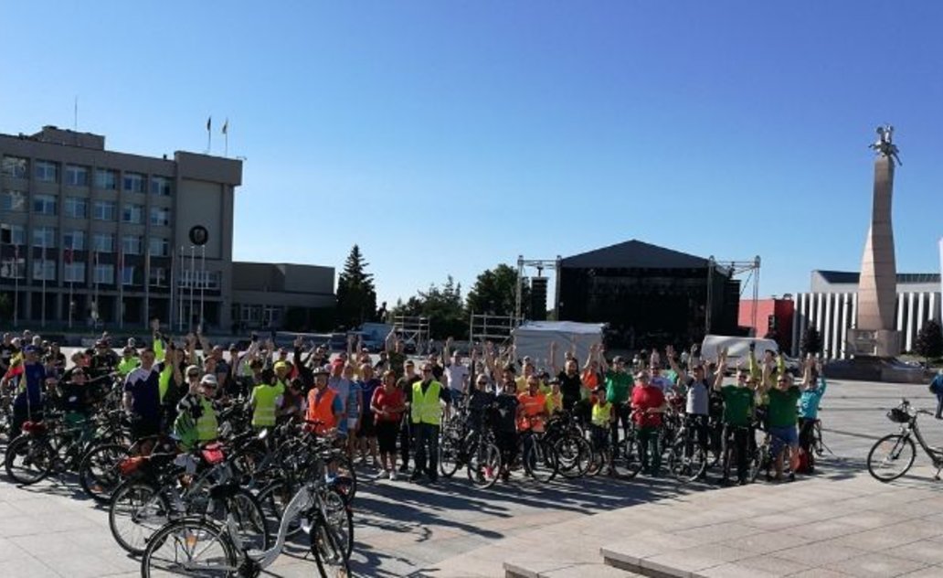 150 dviratininkų mynė Už Marijampolę!