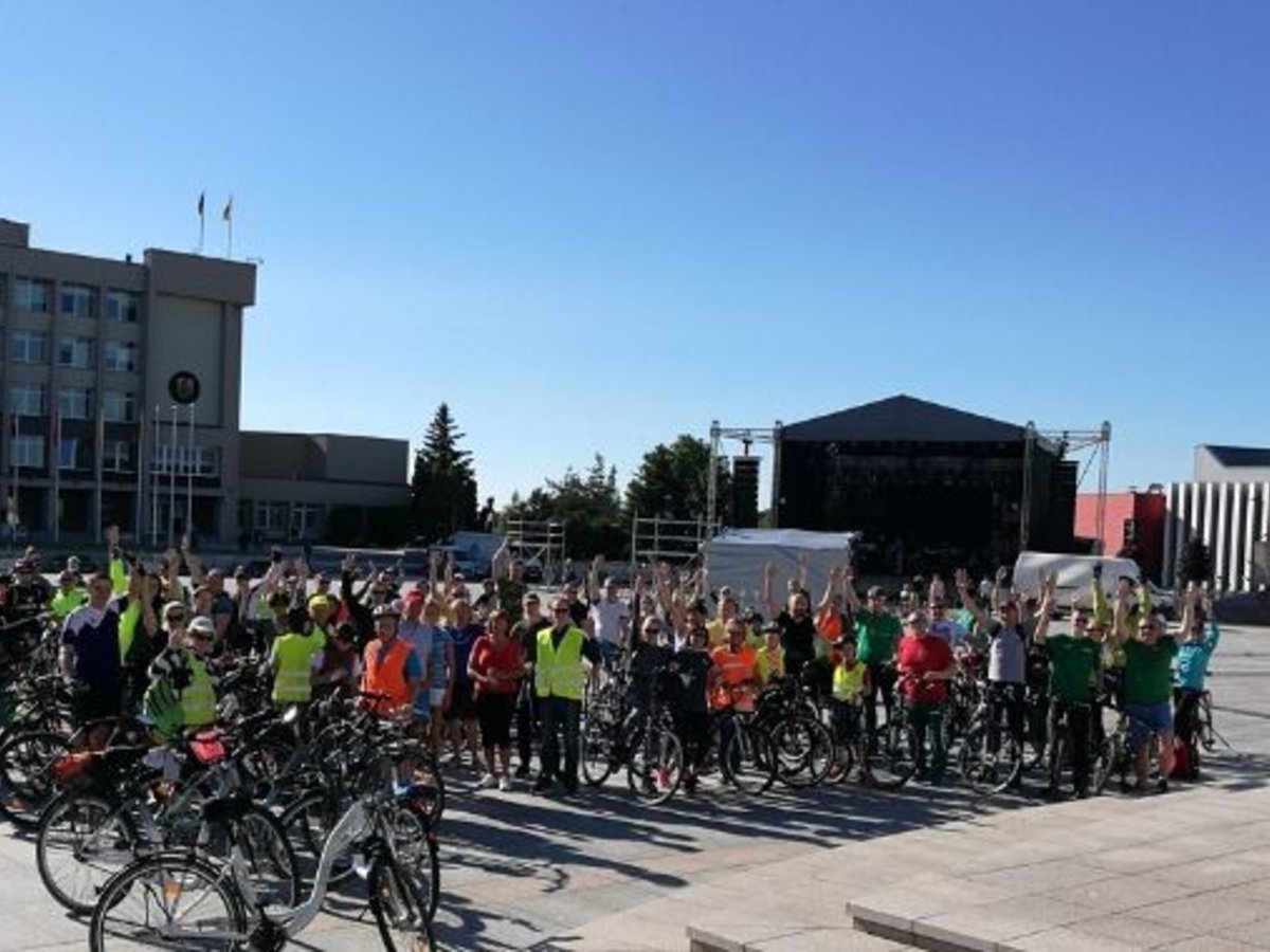 150 dviratininkų mynė Už Marijampolę!