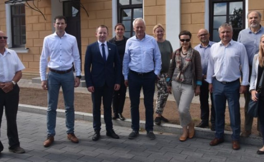 Kultūros paveldo departamento direktoriaus Vidmanto Bezaro vizitas Marijampolėje 