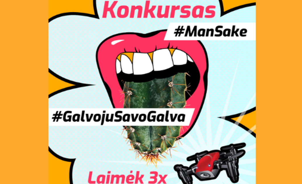 Konkursas galvojantiems savo galva – papasakok istoriją ir laimėk prizus