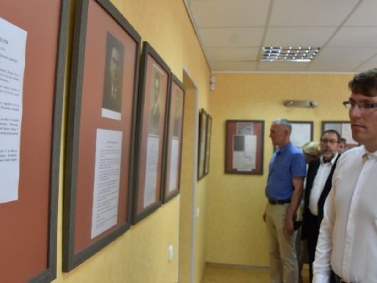 Archyvo patalpose - paroda apie prieškarinius Marijampolės miesto burmistrus
