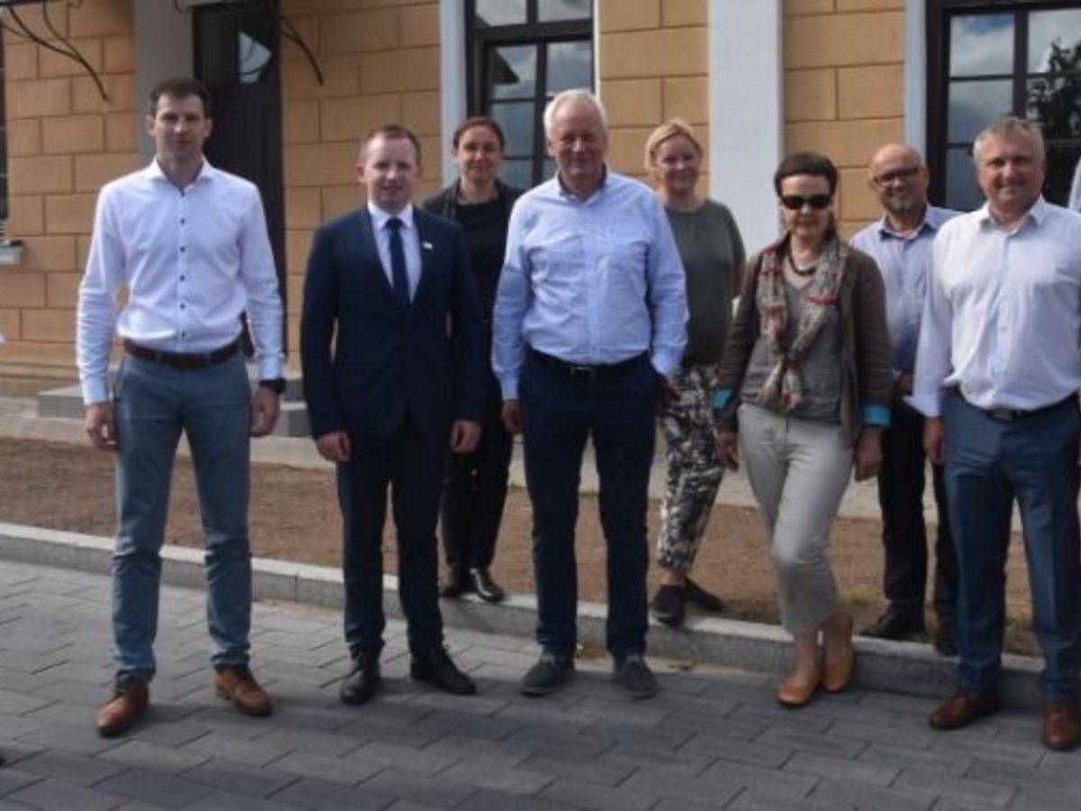 Kultūros paveldo departamento direktoriaus Vidmanto Bezaro vizitas Marijampolėje 