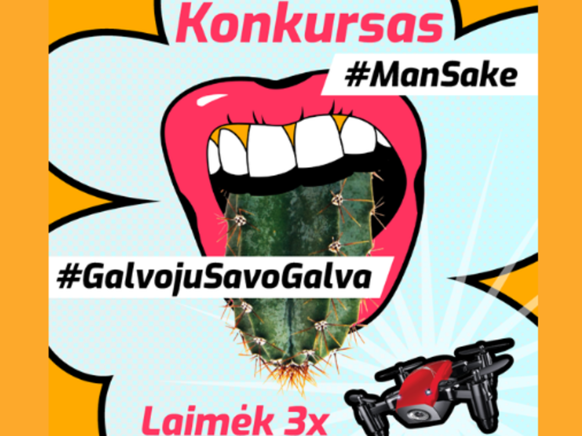 Konkursas galvojantiems savo galva – papasakok istoriją ir laimėk prizus