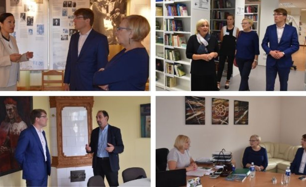 Marijampolės savivaldybės vicemeras A. Visockis lankėsi Savivaldybės kultūros įstaigose