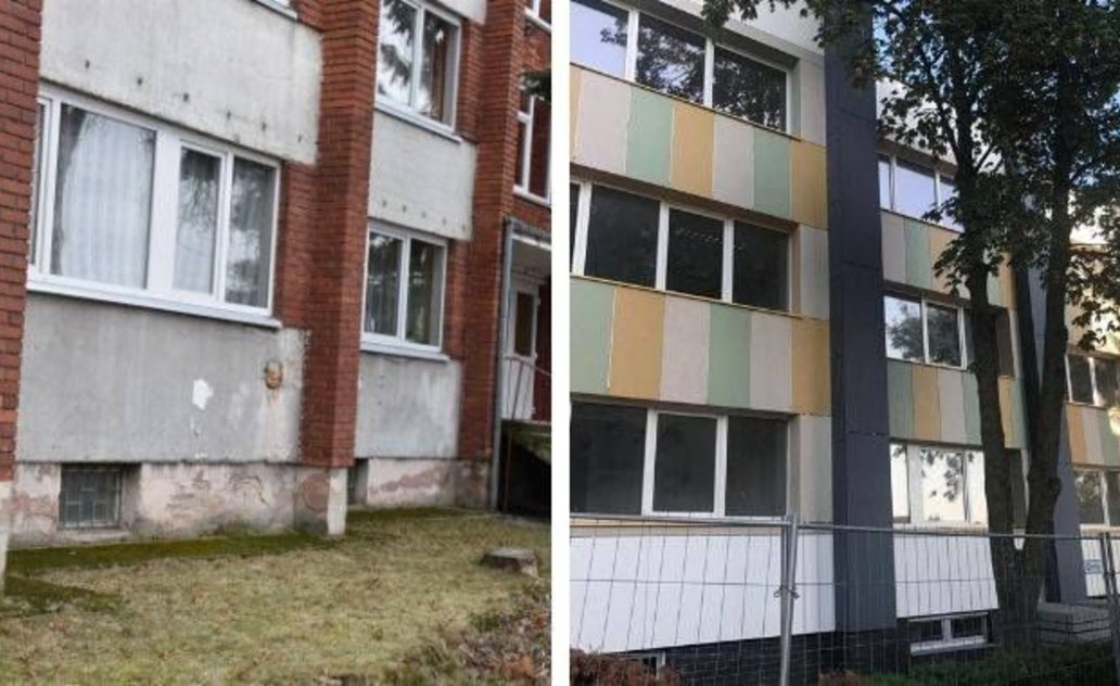 Neatpažįstamai keičiasi Moksleivių kūrybos centro pastatas