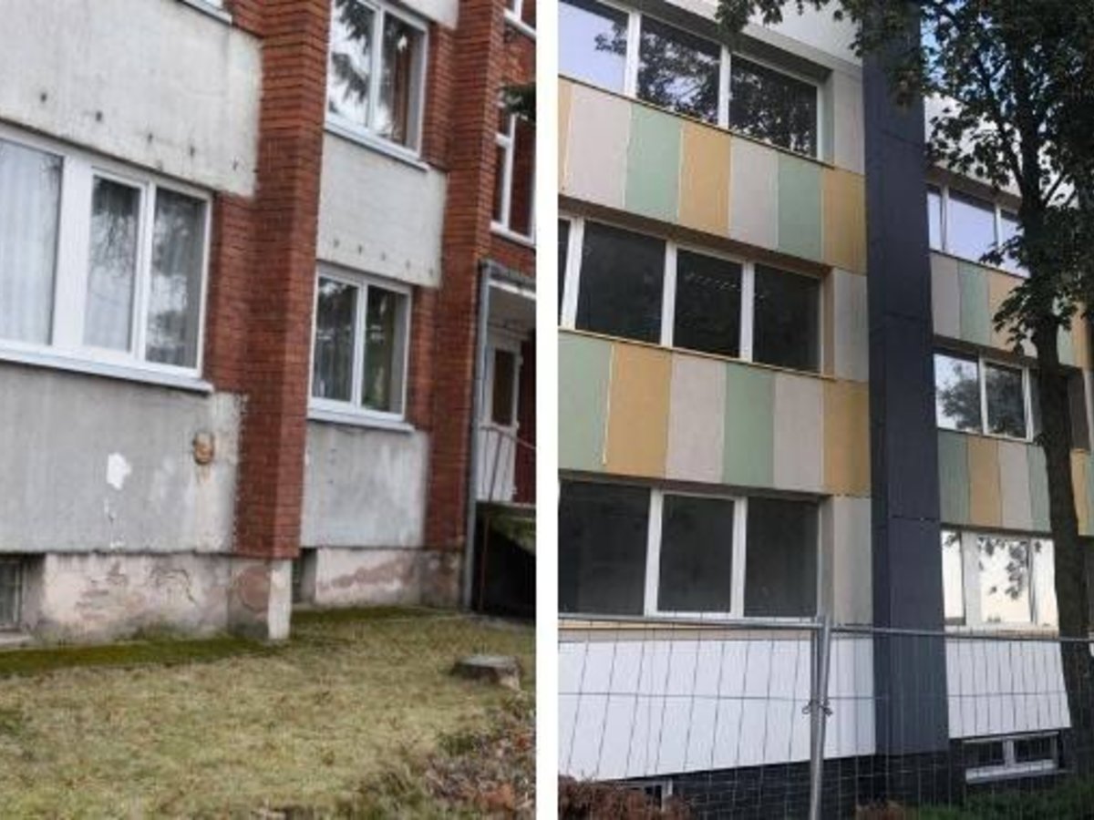 Neatpažįstamai keičiasi Moksleivių kūrybos centro pastatas