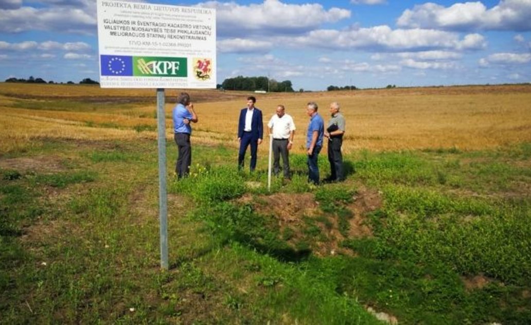 Baigtas įgyvendinti melioracijos statinių rekonstrukcijos projektas