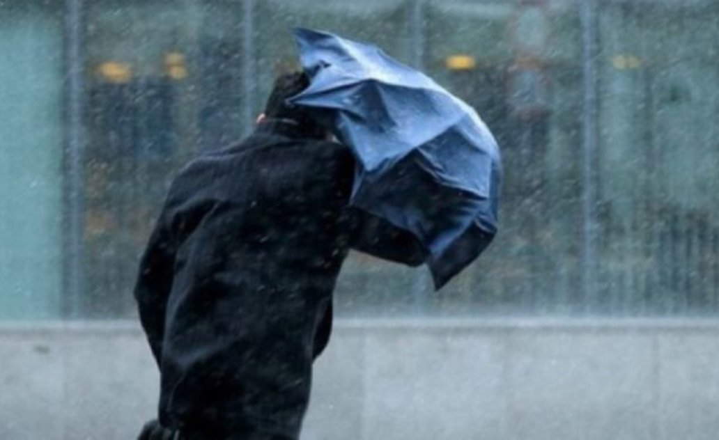 Perspėjimas apie pavojingą meteorologinį reiškinį–vėją