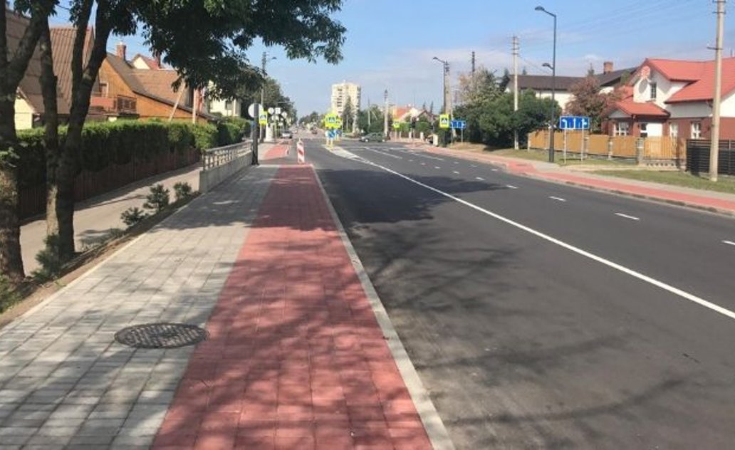 Marijampolė modernėja: atnaujinta Vilkaviškio gatvė
