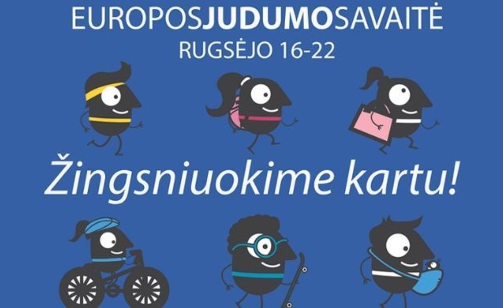 Marijampolė minės EUROPOS JUDUMO SAVAITĘ – laukia įdomūs renginiai!