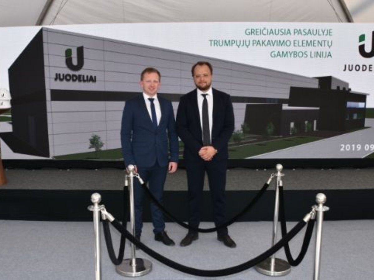 Investicijos Marijampolėje: UAB „Juodeliai“ stato pasaulinio lygio pakavimo elementų gamyklą