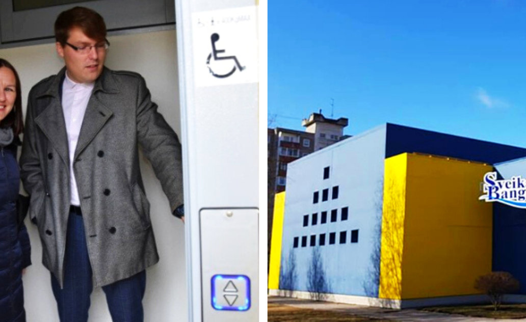  Sveikatingumo centre „Sveikatos banga“ pagerinta aplinkos infrastruktūra neįgaliesiems