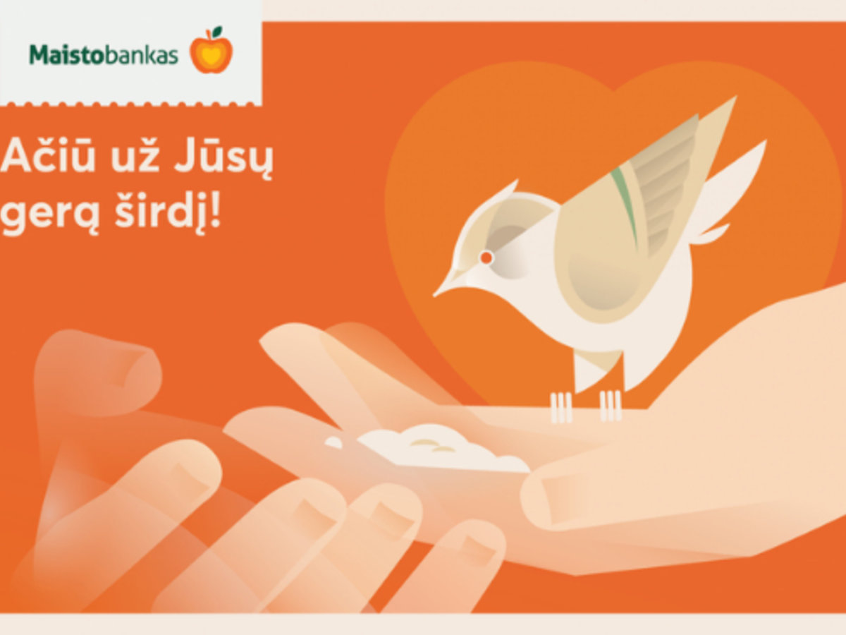 Jau šį penktadienį nepasiturintiems padėti kvies „Maisto banko“ akcija
