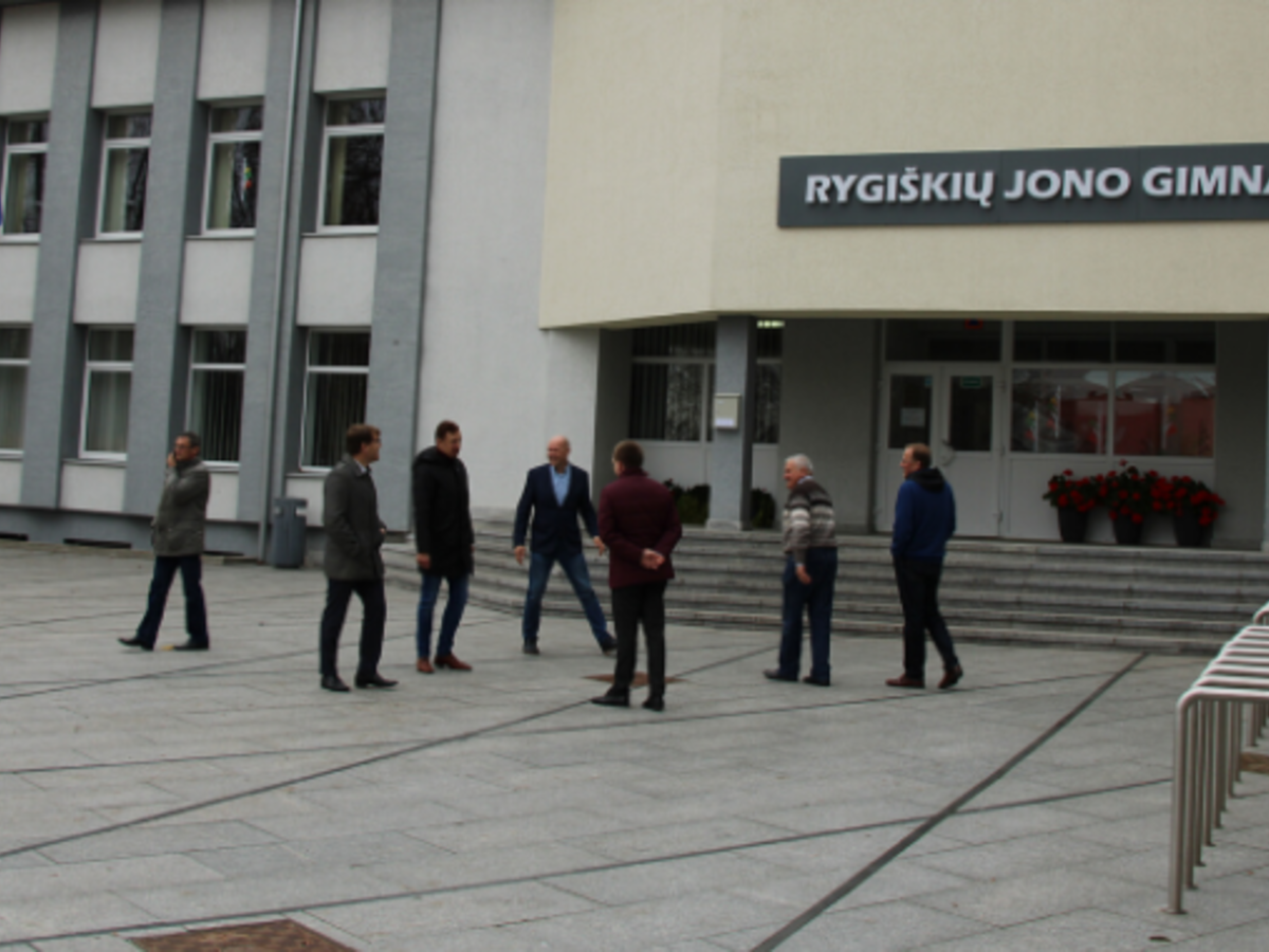 Rygiškių Jono gimnazijoje – naujos ir modernios edukacinės erdvės