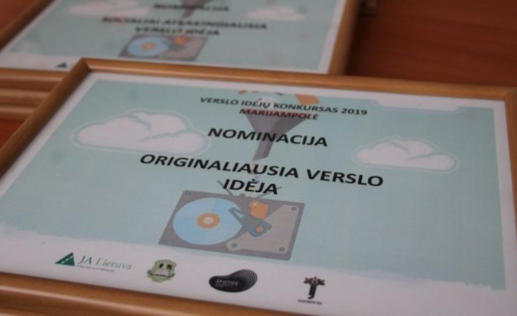 Pirmą kartą organizuotas verslo idėjų konkursas sukvietė beveik šimtą mokinių