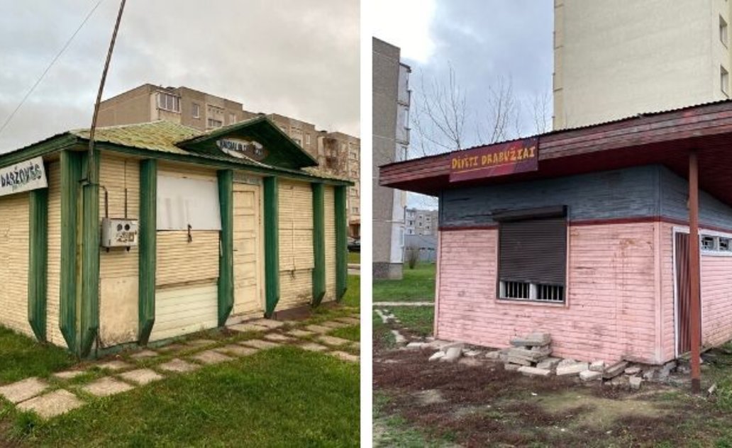 Reikalavimas nusikelti laikinus nesudėtingus statinius, esančius  Kosmonautų gatvėje