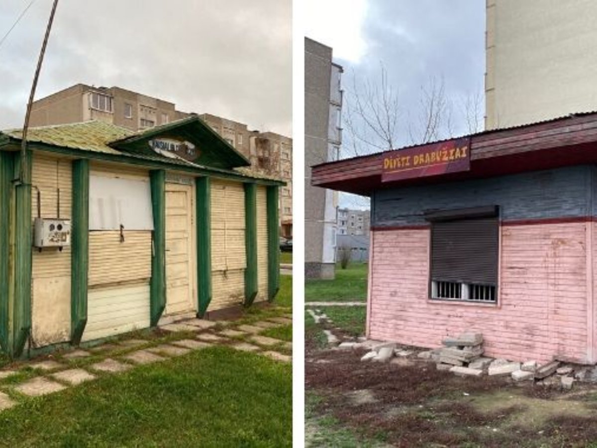 Reikalavimas nusikelti laikinus nesudėtingus statinius, esančius  Kosmonautų gatvėje