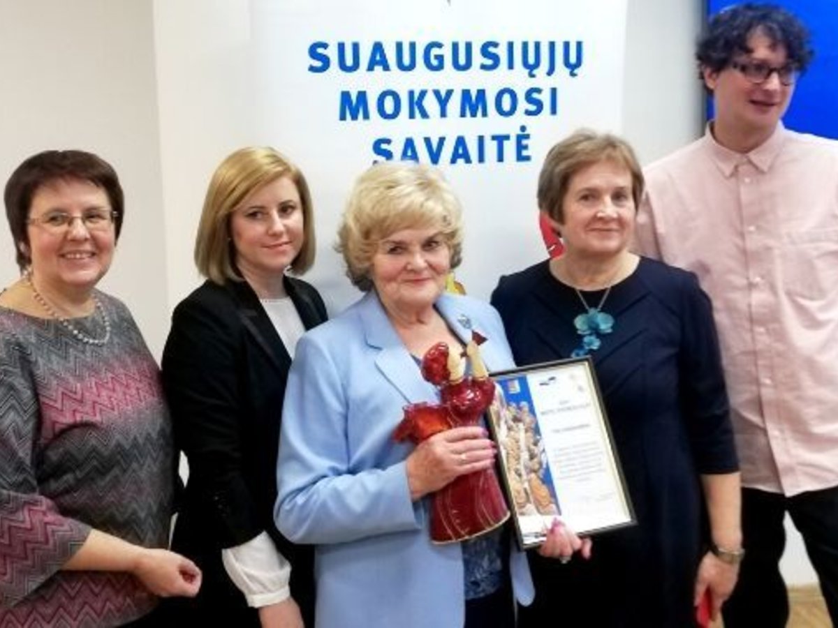 Marijampoliečiams - Suaugusiųjų mokymosi savaitės apdovanojimai 