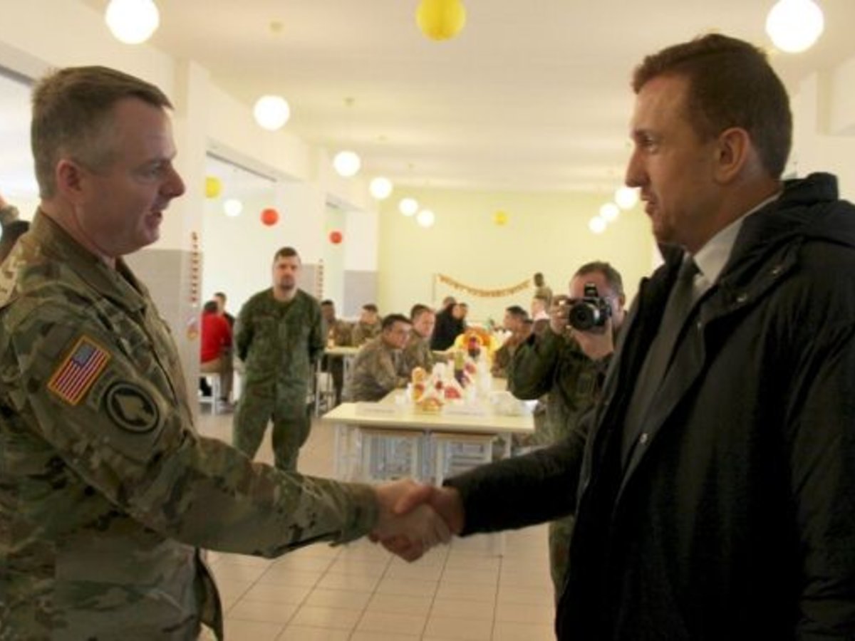 Vytenio bendrosios paramos logistikos batalione minėta Padėkos diena